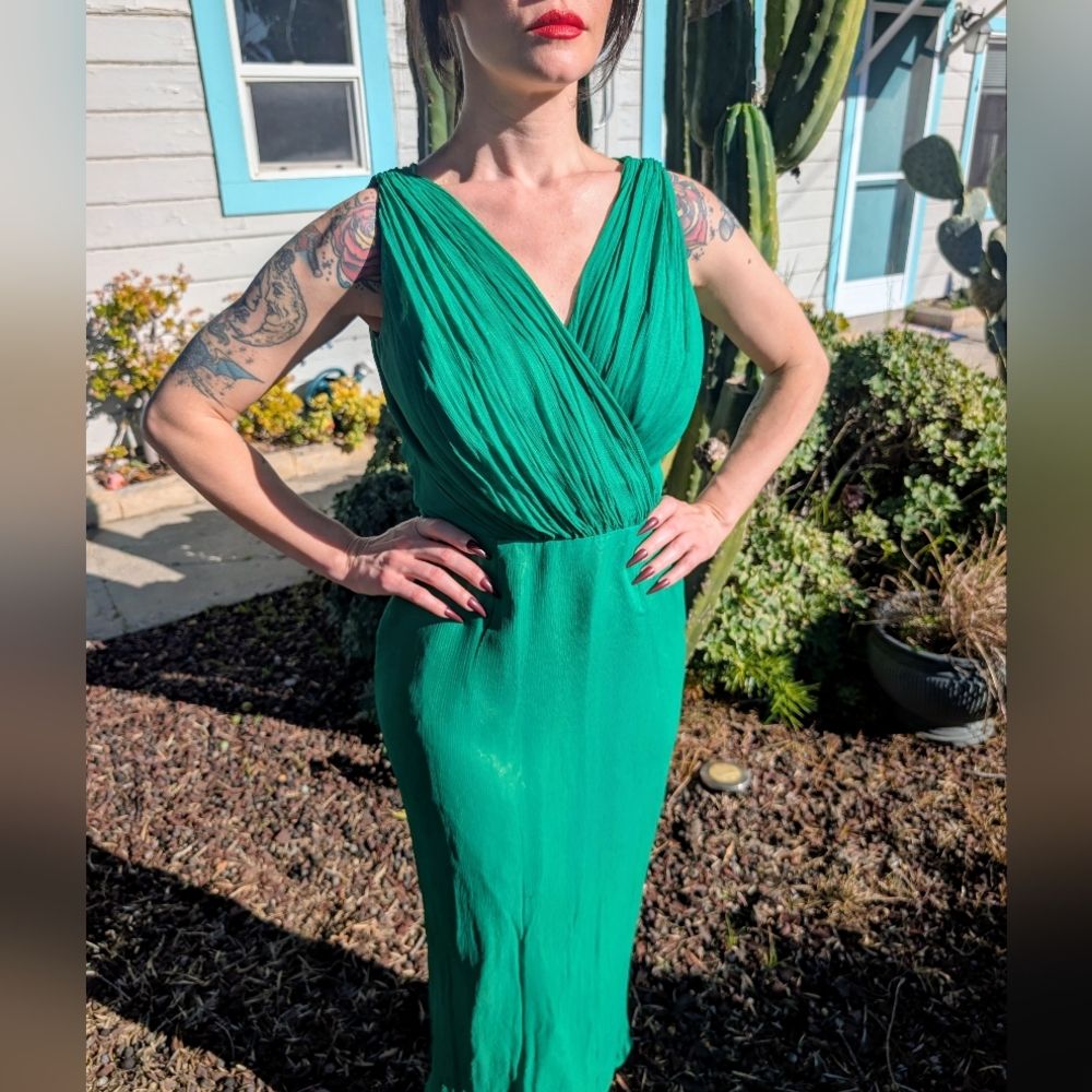 Emerald Green Lilli Diamond Goddess Dress